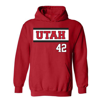 Utah - NCAA Softball : Hailee White - Replica Shersey Hooded Sweatshirt-0