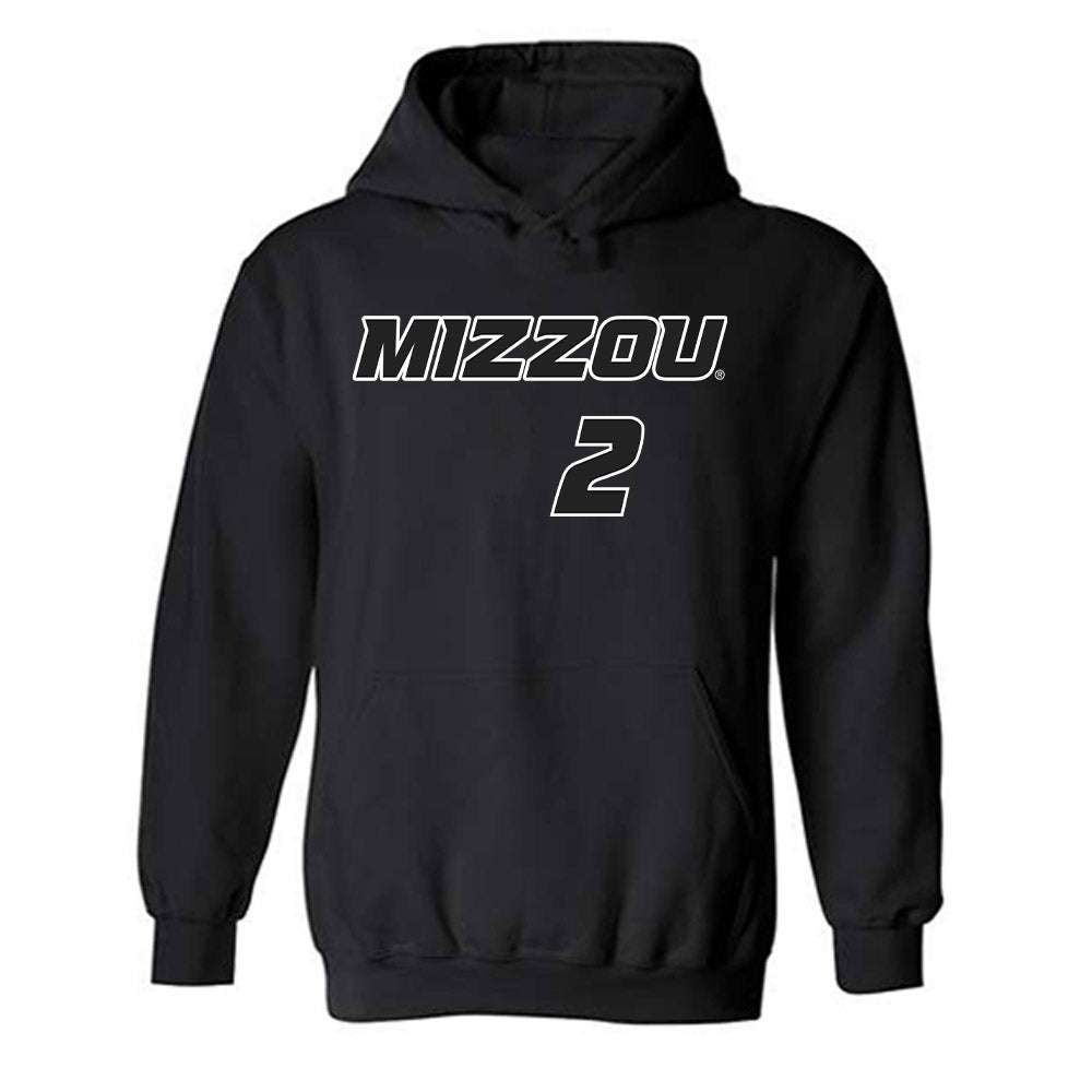 Missouri - NCAA Softball : Danielle Blackstun - Replica Shersey Hooded Sweatshirt-0
