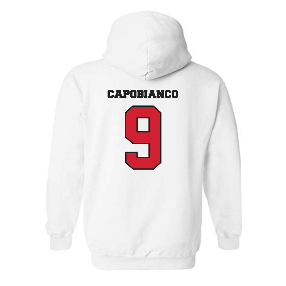 Utah - NCAA Softball : Emily Capobianco - Replica Shersey Hooded Sweatshirt-1