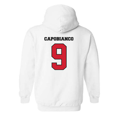 Utah - NCAA Softball : Emily Capobianco - Replica Shersey Hooded Sweatshirt-1