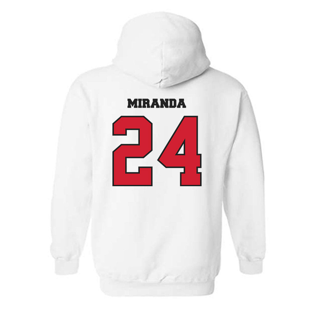 Utah - NCAA Softball : Raci Miranda - Replica Shersey Hooded Sweatshirt-1