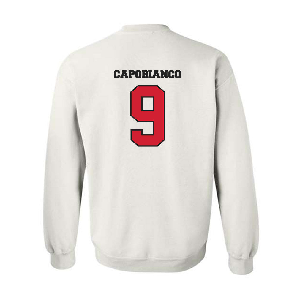 Utah - NCAA Softball : Emily Capobianco - Replica Shersey Crewneck Sweatshirt-1