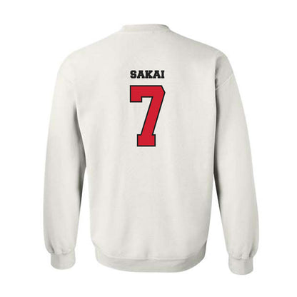 Utah - NCAA Softball : Sianni Sakai - Replica Shersey Crewneck Sweatshirt-1