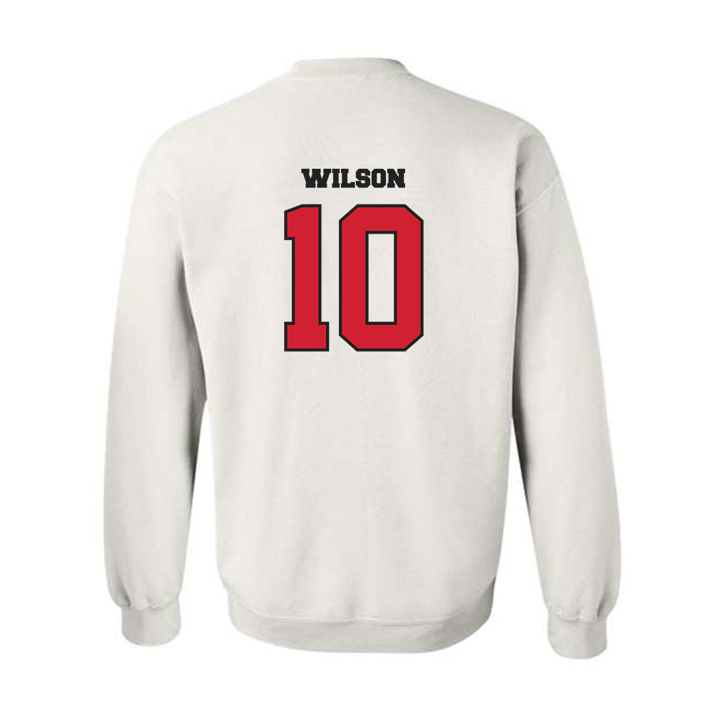 Utah - NCAA Softball : Danika Wilson - Replica Shersey Crewneck Sweatshirt-1