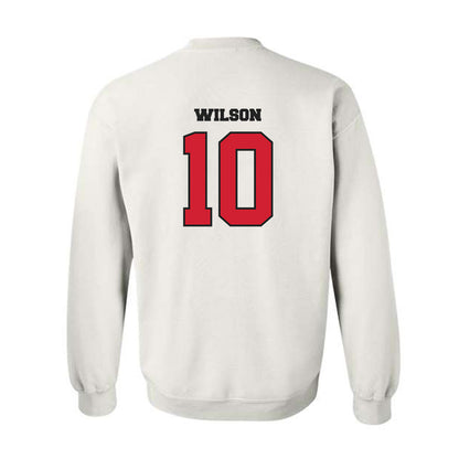 Utah - NCAA Softball : Danika Wilson - Replica Shersey Crewneck Sweatshirt-1
