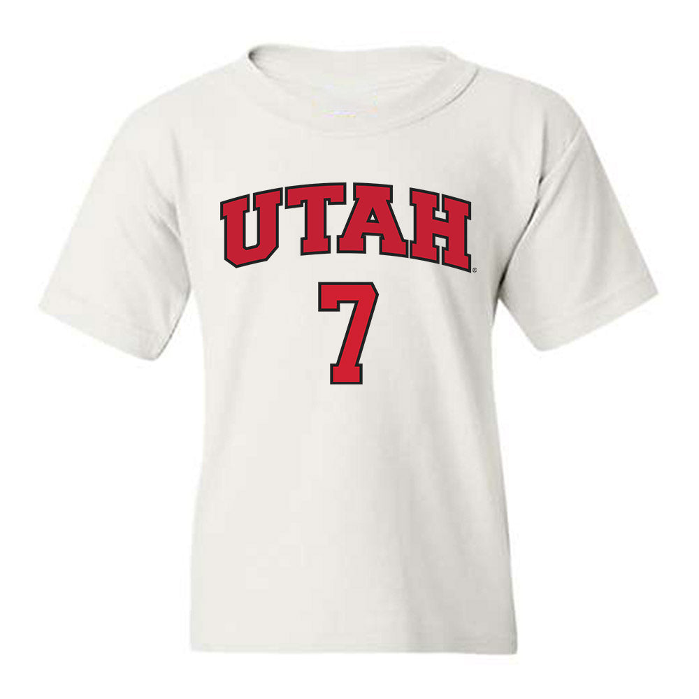 Utah - NCAA Softball : Sianni Sakai - Replica Shersey Youth T-Shirt-0
