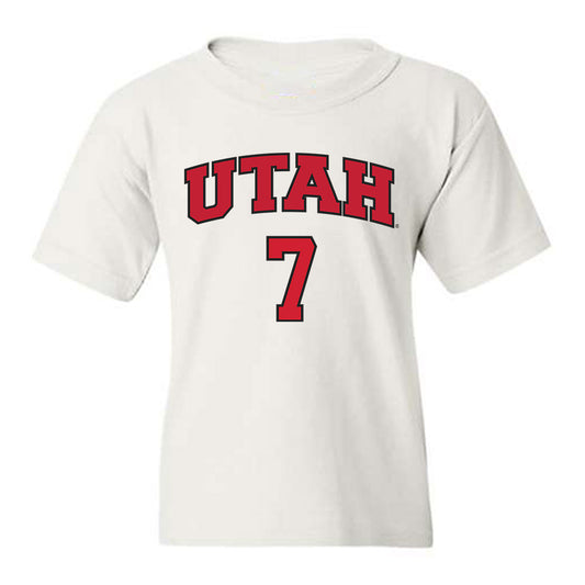 Utah - NCAA Softball : Sianni Sakai - Replica Shersey Youth T-Shirt-0