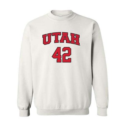 Utah - NCAA Softball : Hailee White - Replica Shersey Crewneck Sweatshirt-0