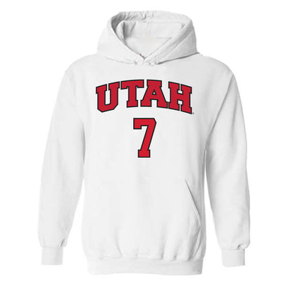 Utah - NCAA Softball : Sianni Sakai - Replica Shersey Hooded Sweatshirt-0