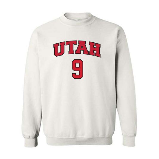 Utah - NCAA Softball : Emily Capobianco - Replica Shersey Crewneck Sweatshirt-0