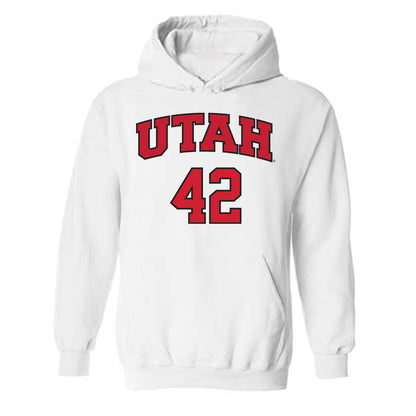 Utah - NCAA Softball : Hailee White - Replica Shersey Hooded Sweatshirt-0