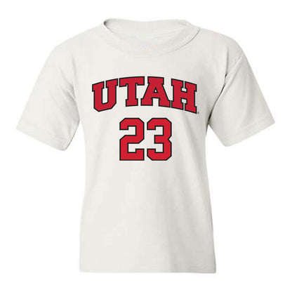 Utah - NCAA Softball : Izzy Cruz - Replica Shersey Youth T-Shirt-0