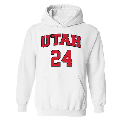 Utah - NCAA Softball : Raci Miranda - Replica Shersey Hooded Sweatshirt-0