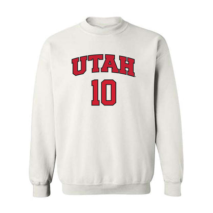 Utah - NCAA Softball : Danika Wilson - Replica Shersey Crewneck Sweatshirt-0
