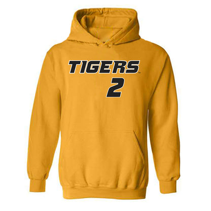 Missouri - NCAA Softball : Danielle Blackstun - Replica Shersey Hooded Sweatshirt-0