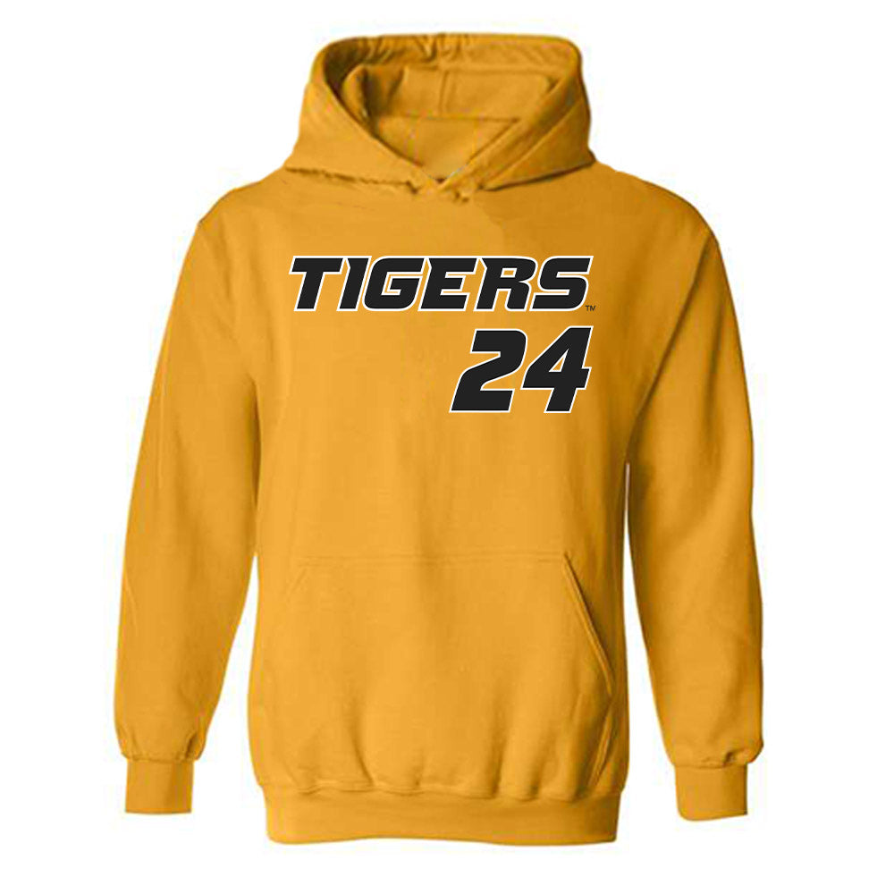 Missouri - NCAA Softball : Madison Uptegrove - Replica Shersey Hooded Sweatshirt-0