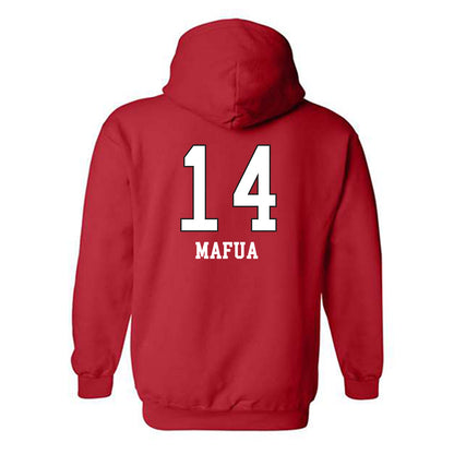 Utah - NCAA Women's Basketball : Kamryn Mafua - Replica Shersey Hooded Sweatshirt-1