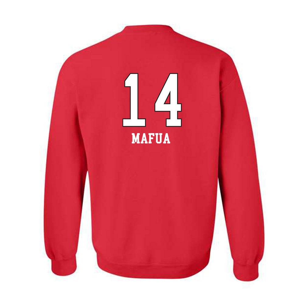 Utah - NCAA Women's Basketball : Kamryn Mafua - Replica Shersey Crewneck Sweatshirt-1
