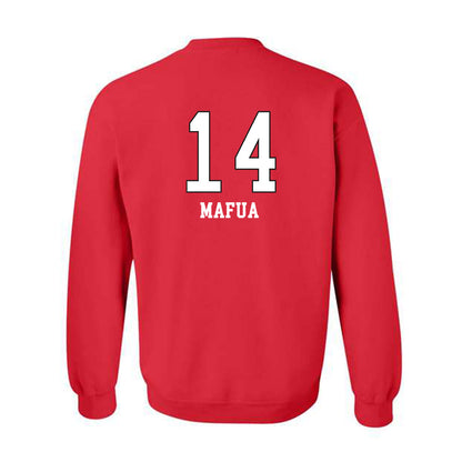 Utah - NCAA Women's Basketball : Kamryn Mafua - Replica Shersey Crewneck Sweatshirt-1