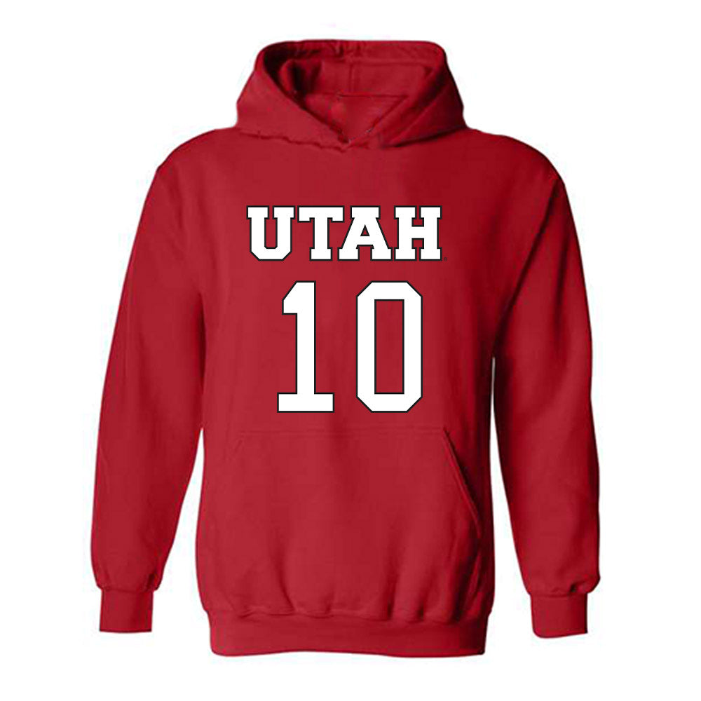 Utah - NCAA Women's Basketball : Grace Foster - Replica Shersey Hooded Sweatshirt-0