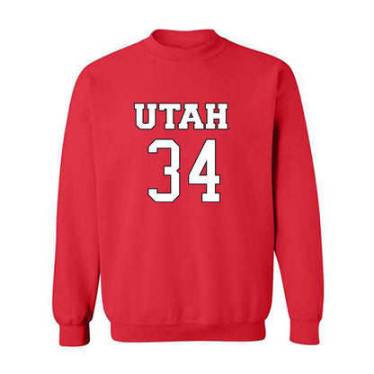 Utah - NCAA Women's Basketball : Dasia Young - Replica Shersey Crewneck Sweatshirt