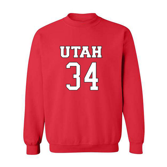 Utah - NCAA Women's Basketball : Dasia Young - Replica Shersey Crewneck Sweatshirt