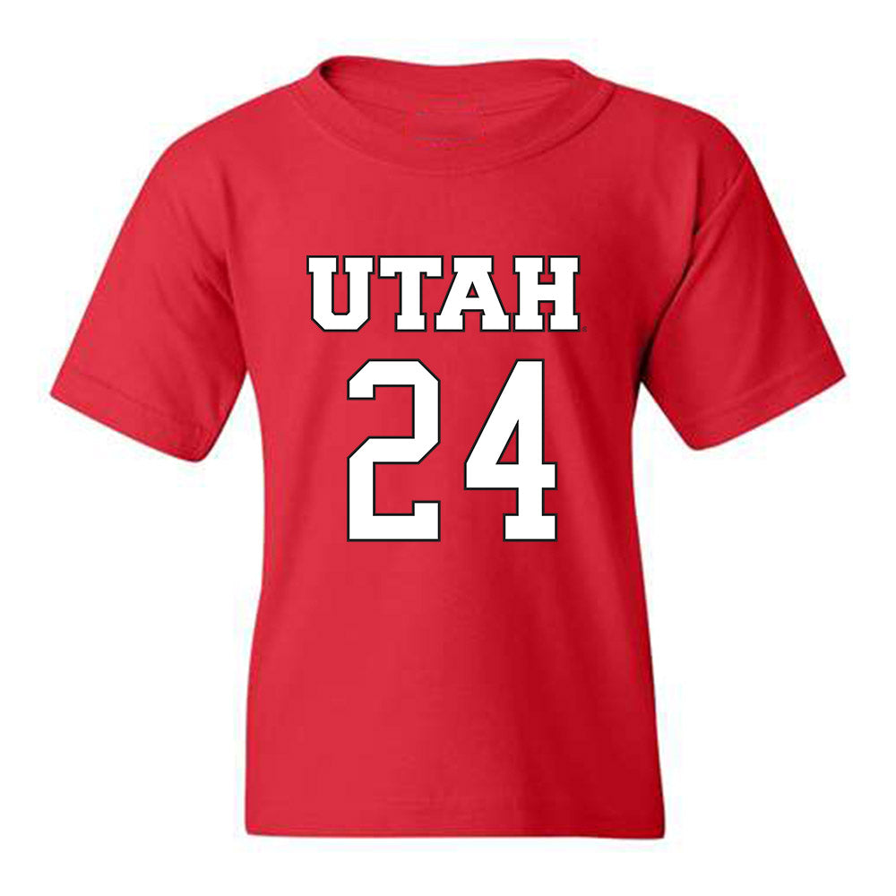 Utah - NCAA Women's Basketball : Kennady McQueen - Replica Shersey Youth T-Shirt