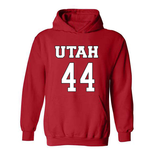Utah - NCAA Women's Basketball : Sam Crispe - Replica Shersey Hooded Sweatshirt