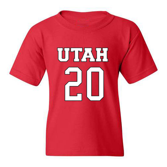 Utah - NCAA Women's Basketball : Reese Ross - Replica Shersey Youth T-Shirt