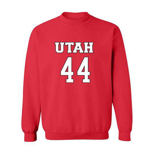 Utah - NCAA Women's Basketball : Sam Crispe - Replica Shersey Crewneck Sweatshirt