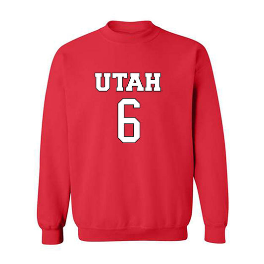 Utah - NCAA Women's Basketball : Evelina Otto - Replica Shersey Crewneck Sweatshirt-0
