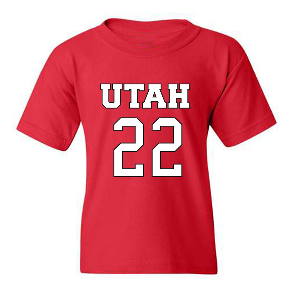 Utah - NCAA Women's Basketball : Jenna Johnson - Replica Shersey Youth T-Shirt