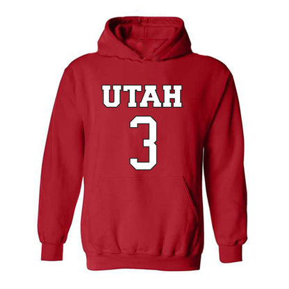 Utah - NCAA Women's Basketball : Brooke Walker - Replica Shersey Hooded Sweatshirt-0