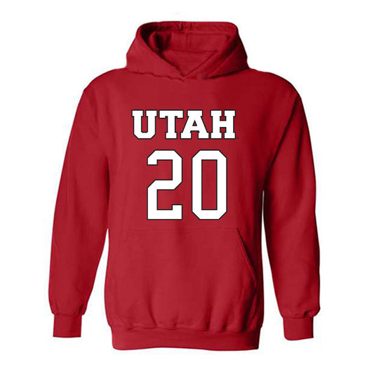 Utah - NCAA Women's Basketball : Reese Ross - Replica Shersey Hooded Sweatshirt