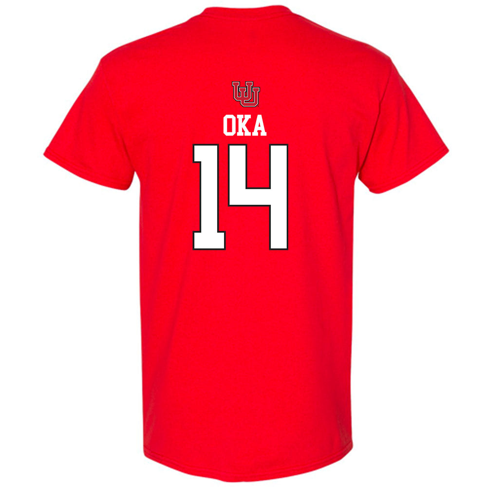 Utah - NCAA Women's Soccer : Julia Oka - Replica Shersey T-Shirt-1