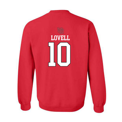 Utah - NCAA Women's Soccer : Londyn Lovell - Replica Shersey Crewneck Sweatshirt-1