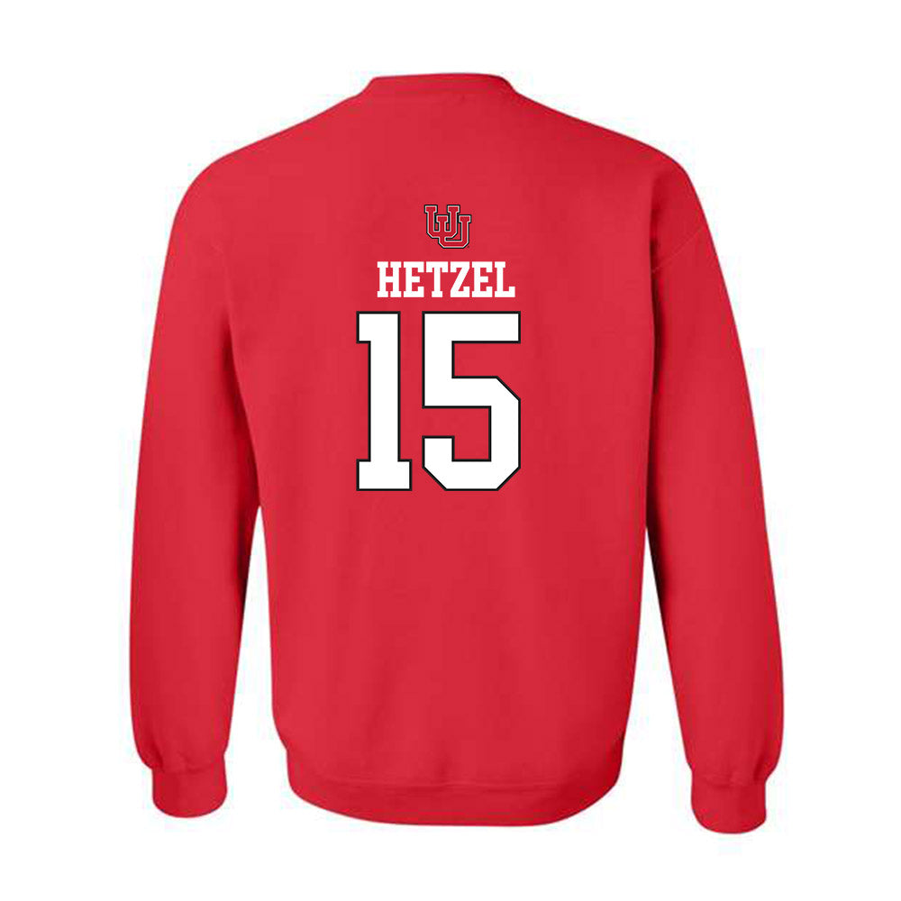 Utah - NCAA Women's Soccer : Ava Hetzel - Replica Shersey Crewneck Sweatshirt-1
