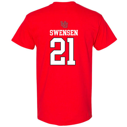 Utah - NCAA Women's Soccer : Ali Swensen - Replica Shersey T-Shirt-1