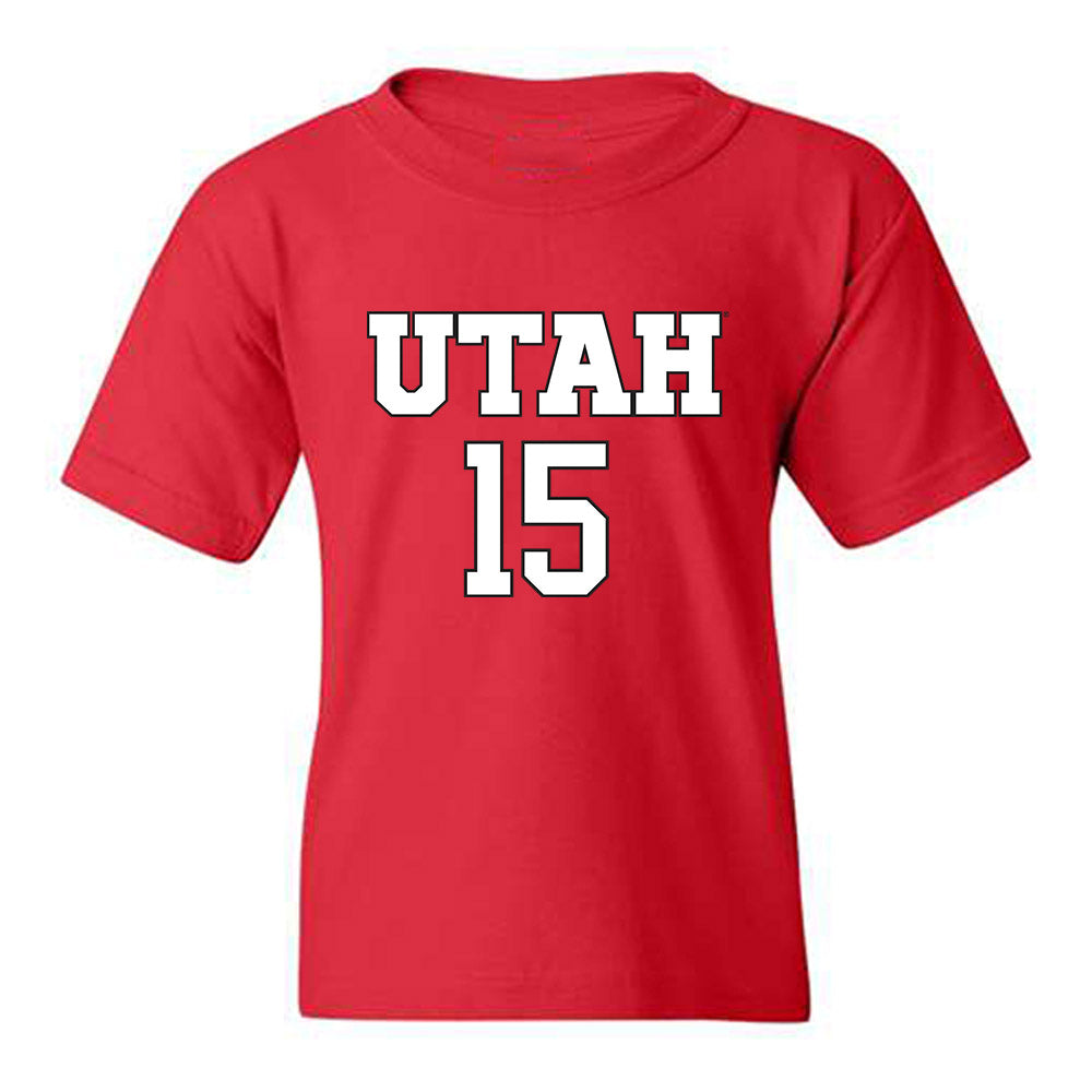 Utah - NCAA Women's Soccer : Ava Hetzel - Replica Shersey Youth T-Shirt-0