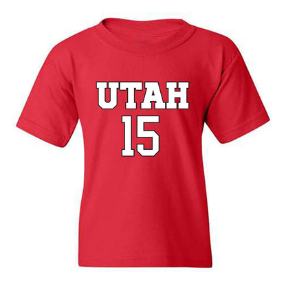 Utah - NCAA Women's Soccer : Ava Hetzel - Replica Shersey Youth T-Shirt-0
