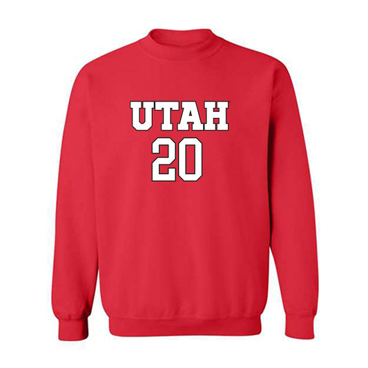 Utah - NCAA Women's Soccer : Sophie Bellini - Replica Shersey Crewneck Sweatshirt-0