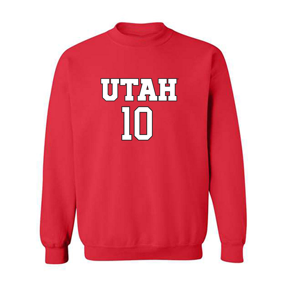 Utah - NCAA Women's Soccer : Londyn Lovell - Replica Shersey Crewneck Sweatshirt-0