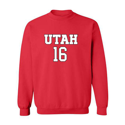 Utah - NCAA Women's Soccer : Rylan Park - Replica Shersey Crewneck Sweatshirt-0