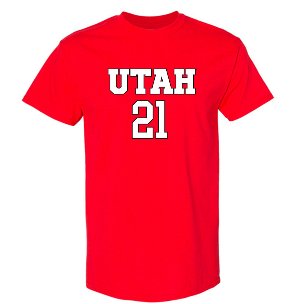 Utah - NCAA Women's Soccer : Ali Swensen - Replica Shersey T-Shirt-0