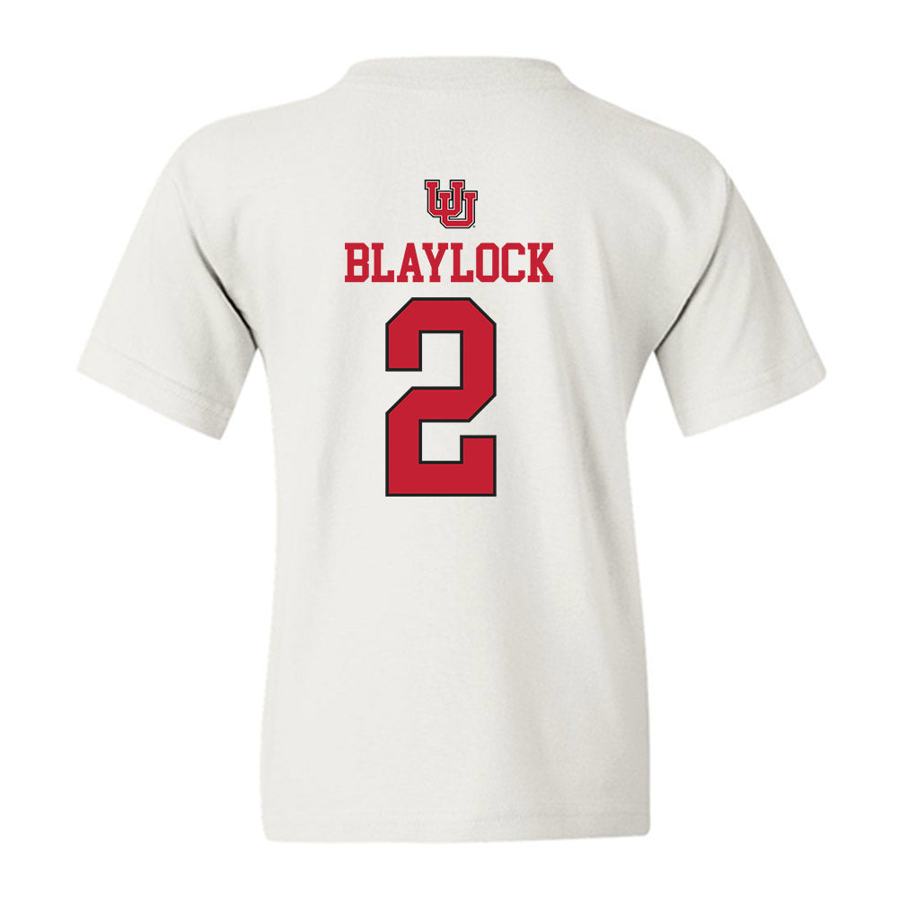 Utah - NCAA Women's Soccer : Callie Blaylock - Replica Shersey Youth T-Shirt-1