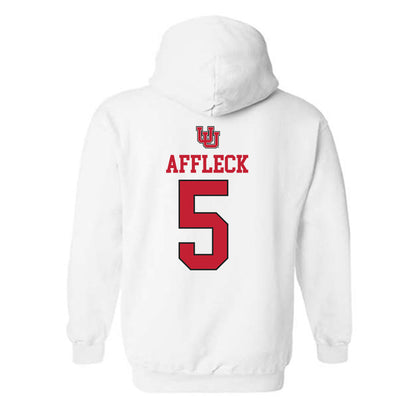 Utah - NCAA Women's Soccer : Abby Affleck - Replica Shersey Hooded Sweatshirt-1