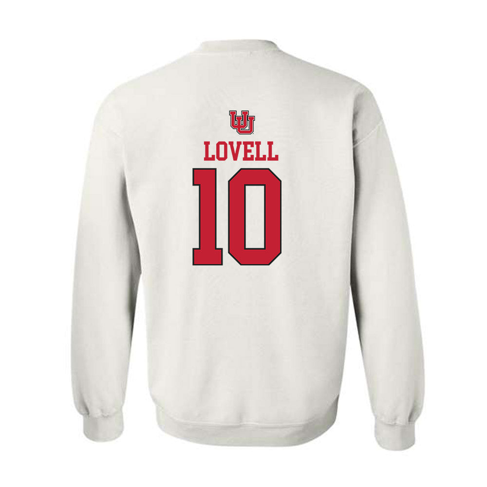 Utah - NCAA Women's Soccer : Londyn Lovell - Replica Shersey Crewneck Sweatshirt-1