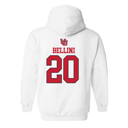Utah - NCAA Women's Soccer : Sophie Bellini - Replica Shersey Hooded Sweatshirt-1