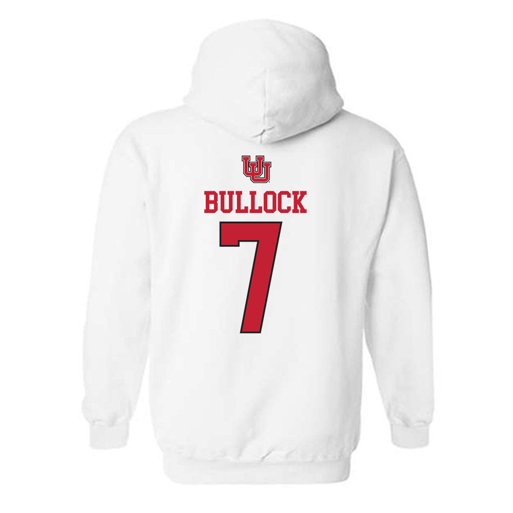 Utah - NCAA Women's Soccer : Kelly Bullock - Replica Shersey Hooded Sweatshirt-1