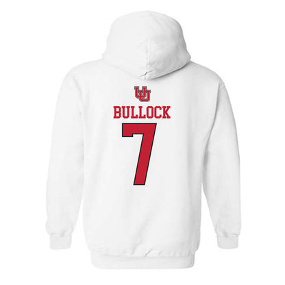 Utah - NCAA Women's Soccer : Kelly Bullock - Replica Shersey Hooded Sweatshirt-1